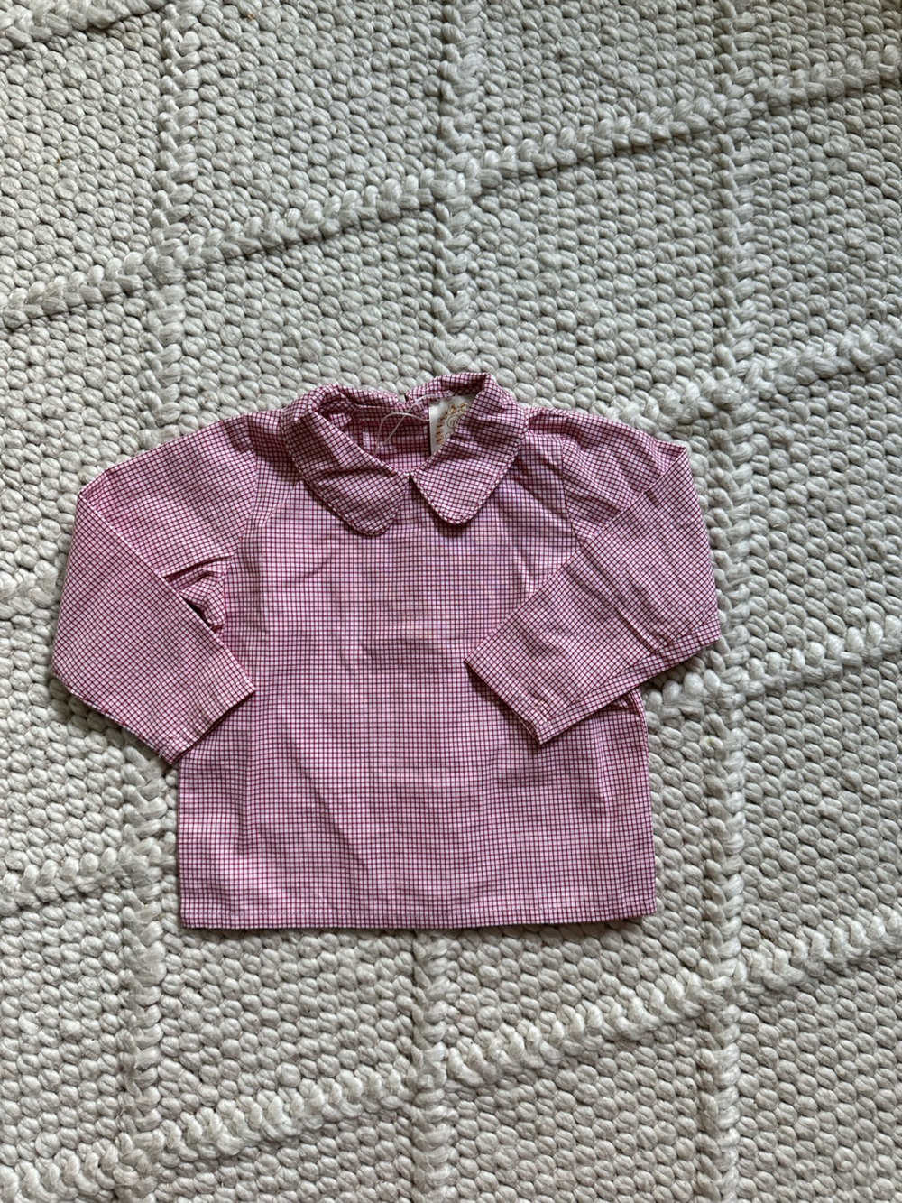 The Beaufort Bonnet Company Red Gingham Button-Down Kids Shirt